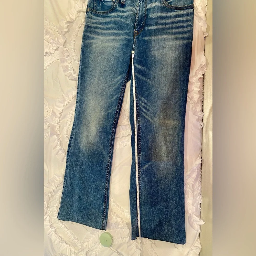 J Crew Billie Demi Boot Cropped Jeans Size 29